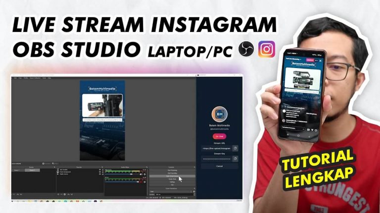 Streaming OBS Studio Instagram