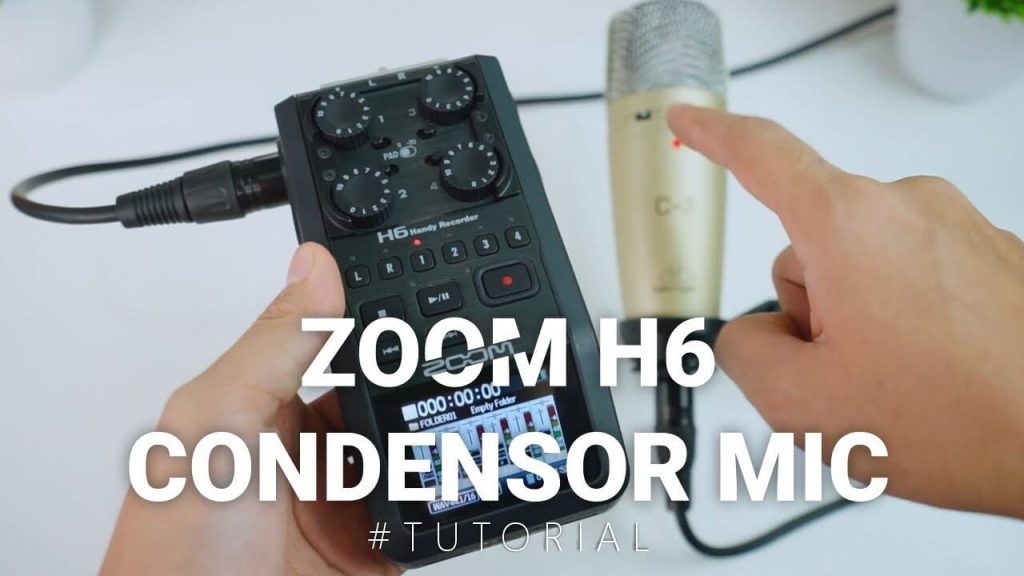 Menyambungkan Zoom H6 ke Condensor Mic