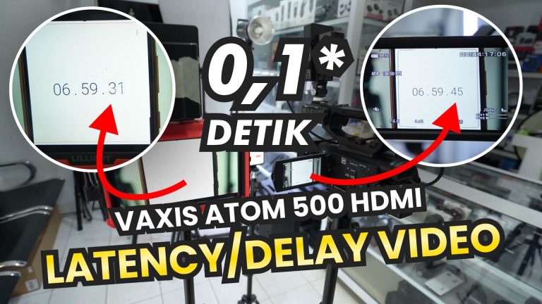 Test Delay Latency Vaxis Atom 500 HDMI