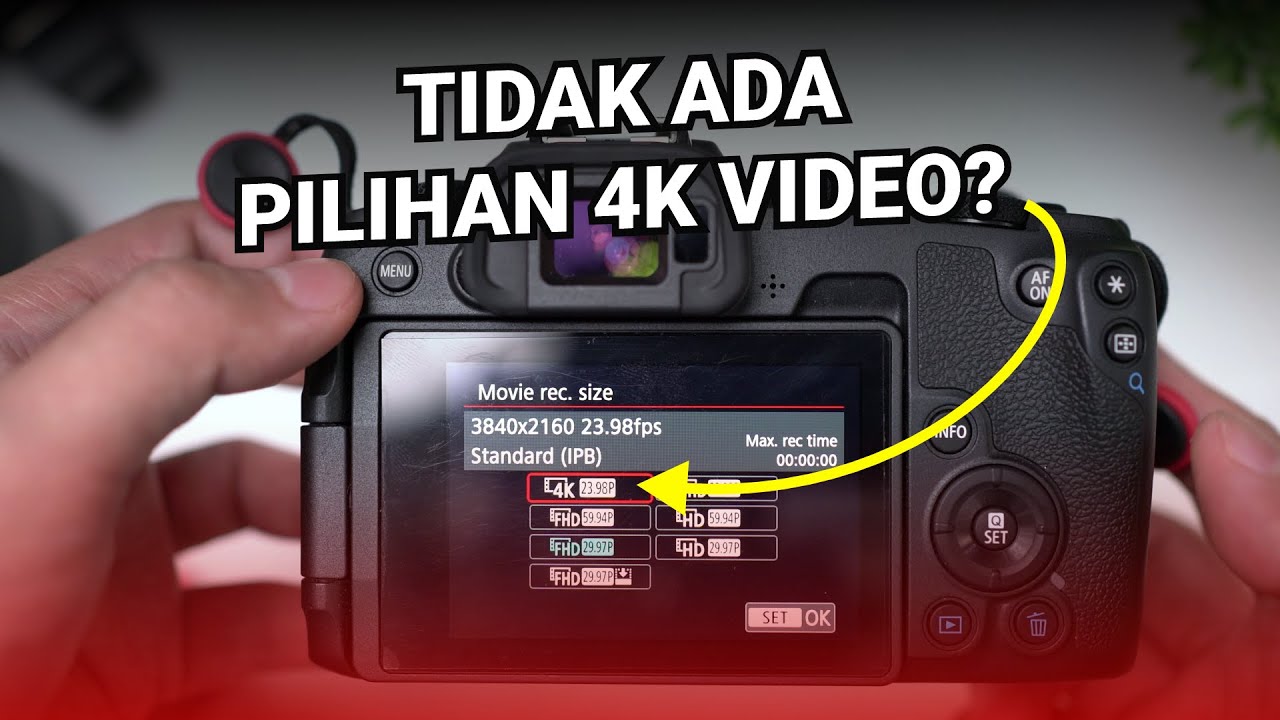 Cara Setting Record 4k Video Kamera Canon Eos Rp