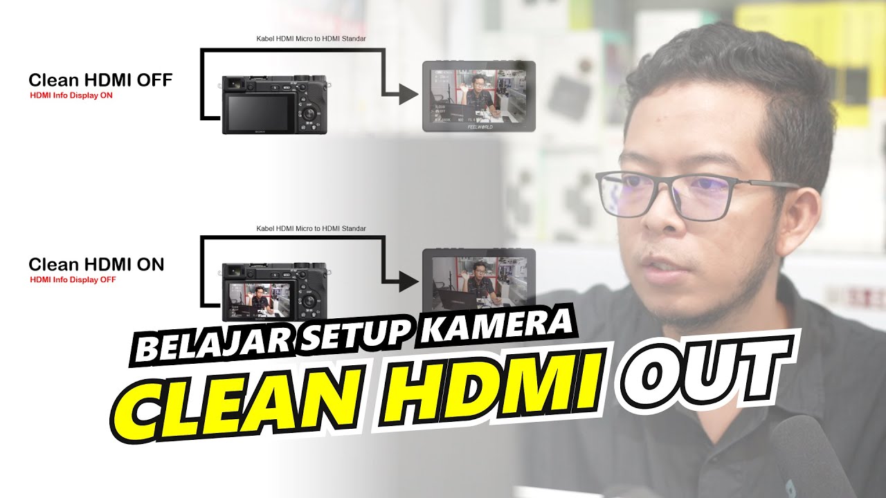 Cara Setting Clean Hdmi Output Kamera Mirrorless Sony Belajar Setup