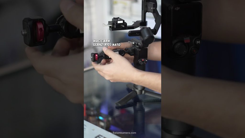 Aksesoris Pasang Monitor ke Gimbal DJI – Magic Arm Nato Clamp